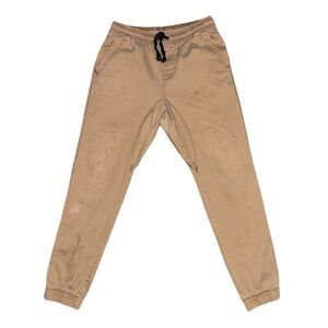 Men's Tan Jogger Pants from Faded Glory